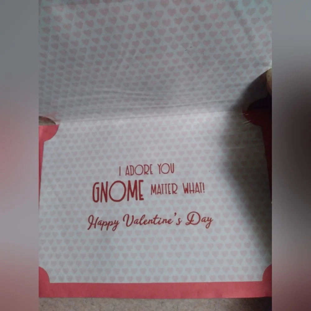 Gnome Valentines Day Card